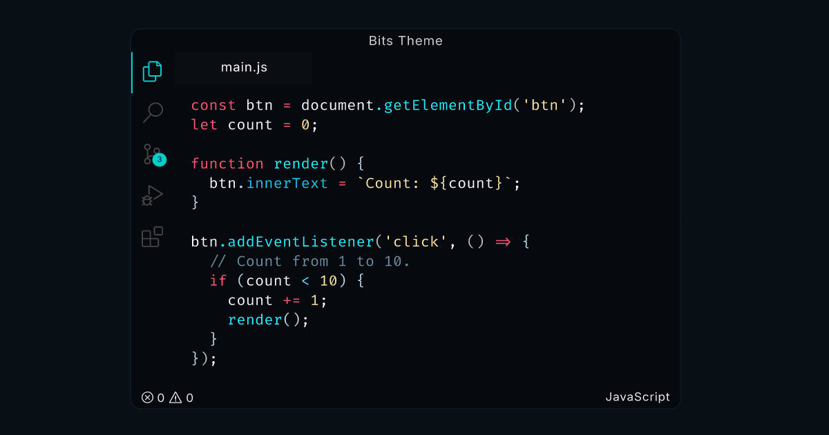 Bits Theme by Joabits | VS Code Themes