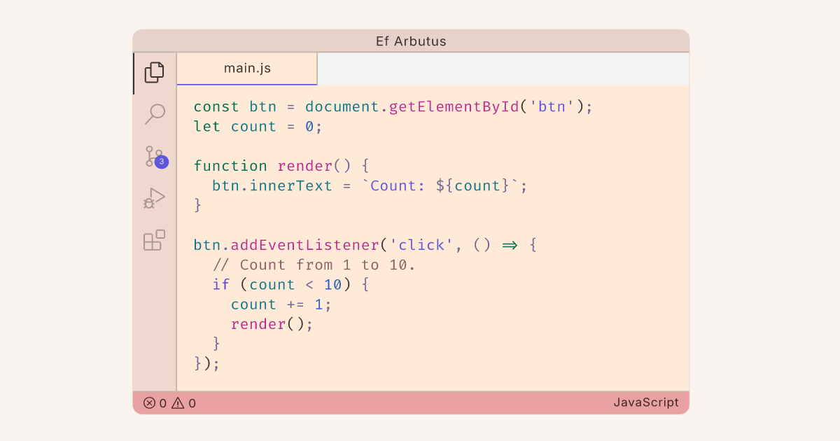 Ef (εὖ) themes for VSCode by bzy-debug | VS Code Themes