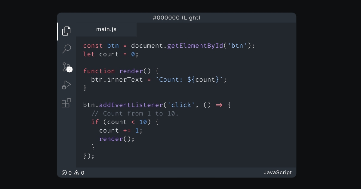 000000 By Levminer VS Code Themes 000000 by levminer vs code themes